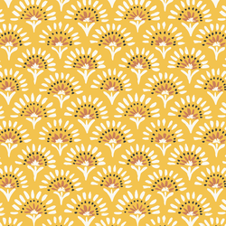 Flower Fan in Lemon