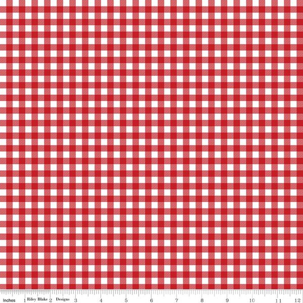Plaid in Red