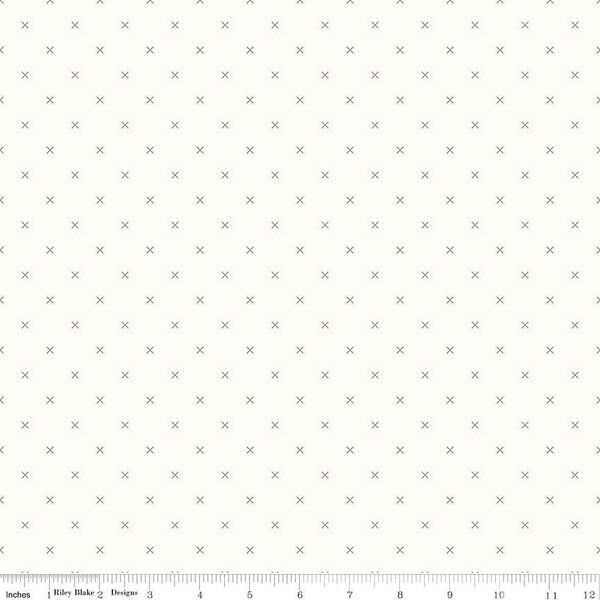 Cross Stitch in Gray