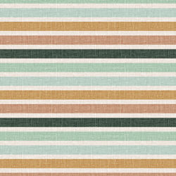 Stripe in Green and Mustard