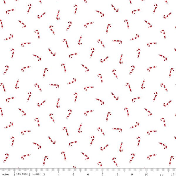 Candy Canes in White