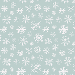 Snowflakes in Ice Blue