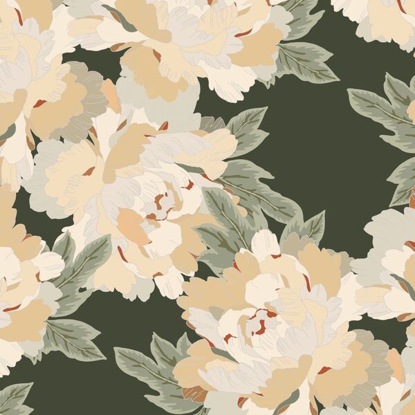 Wild Peonies in Moss