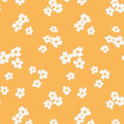 Large Fleur-fetti in Amber Yellow