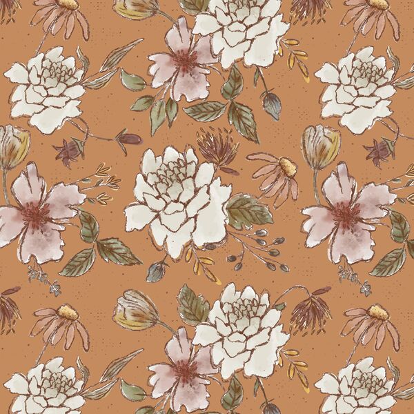 Corsage in Warm Apricot