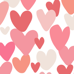 Large Hearts in Love Ya