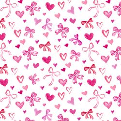 Bows and Hearts in Valentine