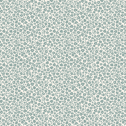 Small Flower Field in Dusty Teal