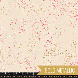 Speckled in Metallic Neon Pink Unbleached
