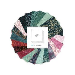 Expressions Batiks 10" Square Pack in Market Bouquet