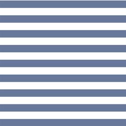 Horizontal Candy Stripe in Azurite