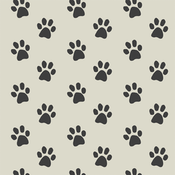 Pawprints in French Gray