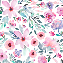 Mae Floral in Soft Neon