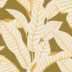 Large Playful Palms in Olive