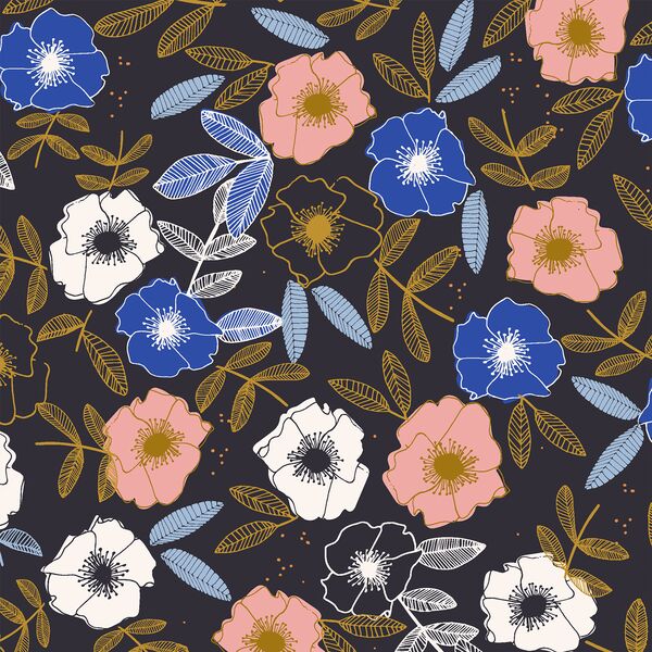 Andalusian Blooms in Night