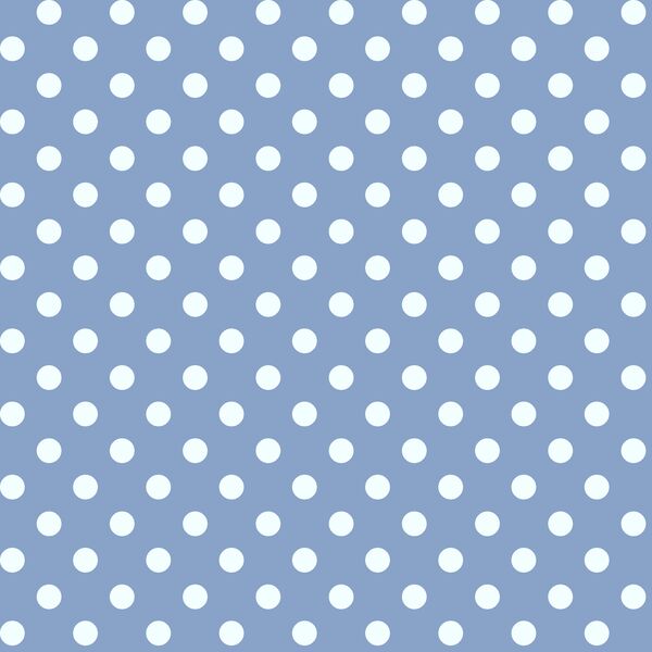 Candy Dot in Cornflower