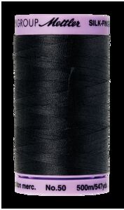 Black (9104-4000) - Silk Finish Cotton 50wt - 547 Yards