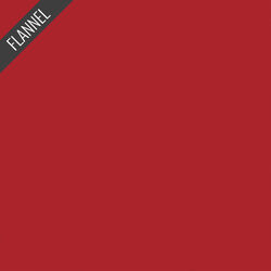Flannel Solid in Ruby