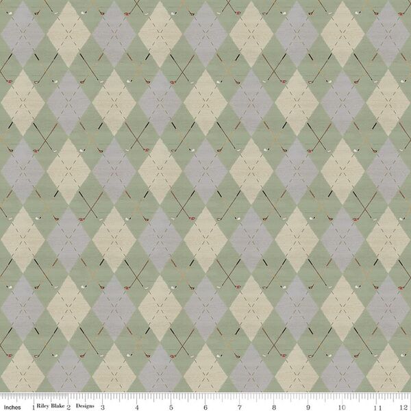 Argyle in Green