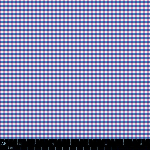 Mercerie Gingham in Violet Milk