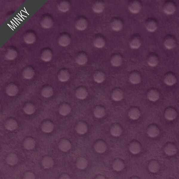 Minky Dimple Dot in Plum