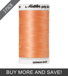 Shrimp Pink (2596-1362) - Poly Sheen - 875 Yards (3 Pack)