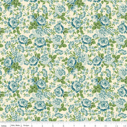 Floral in Blue