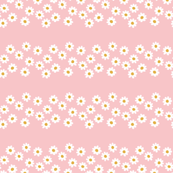 Daisy Stripe in Rosy Pink