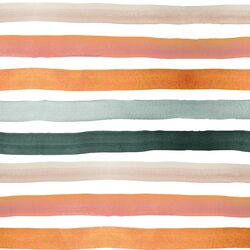 Painted Ombre Stripe in Oasis