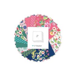 Peonies & Pears 5" Square Pack