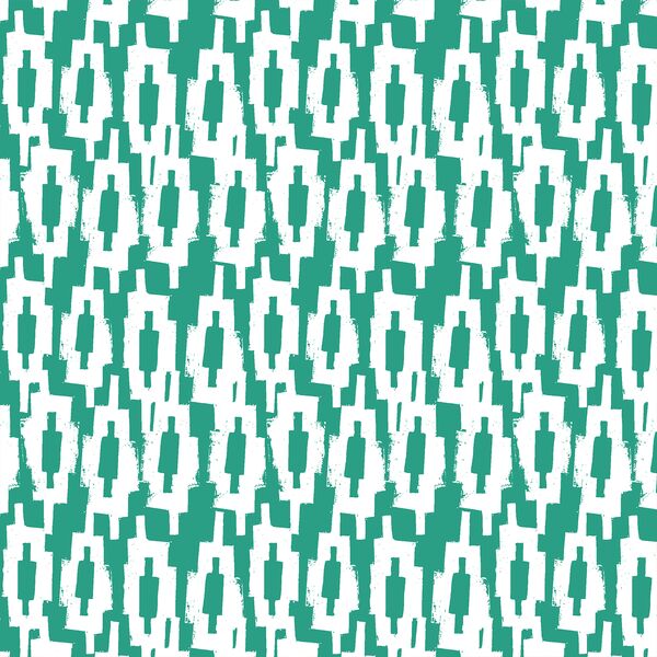 Summer Ikat in Parrot Green