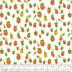 Strawberries in White