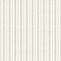 Stacked Stripe in Soft Green on Ivory