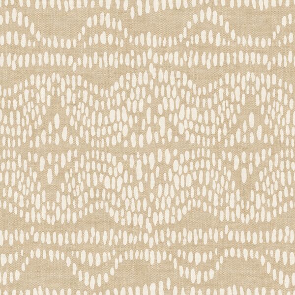 Large Dripping Dots in Tan