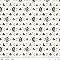 Criss Cross Floral in Cloud