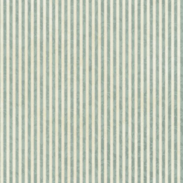 Botanical Tea Stripes in Teal