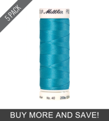 Turquoise (3406-4111) - Poly Sheen - 220 Yards (5 Pack)