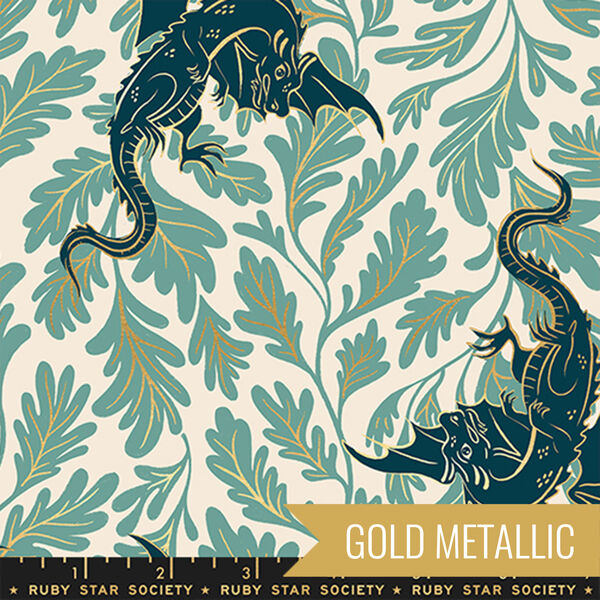 Dragon Lair in Watercress Metallic