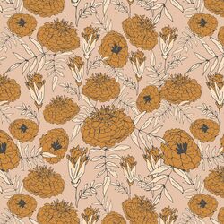 Marigold Garden in Dusk