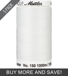 White (0277-2000) - Bobbinette - 1094 Yards (5 Pack)