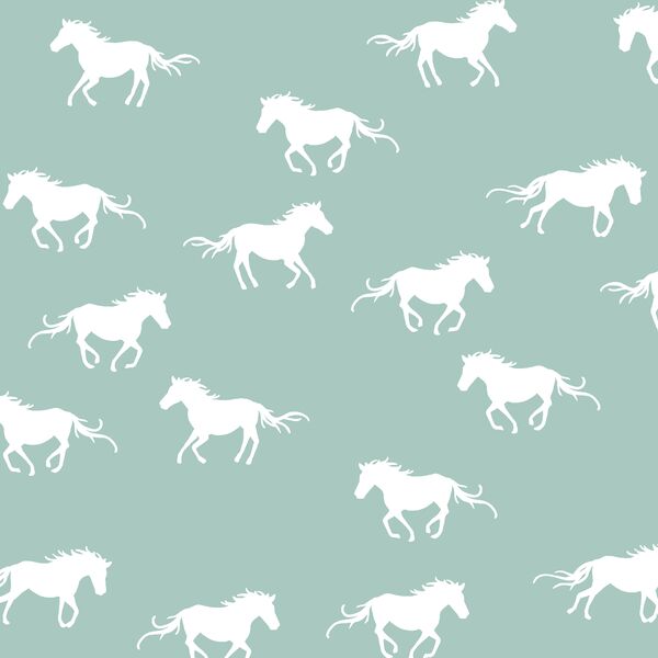 Horse Silhouette in Aspen