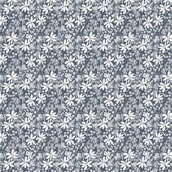 Daisy Lace in White on Navy