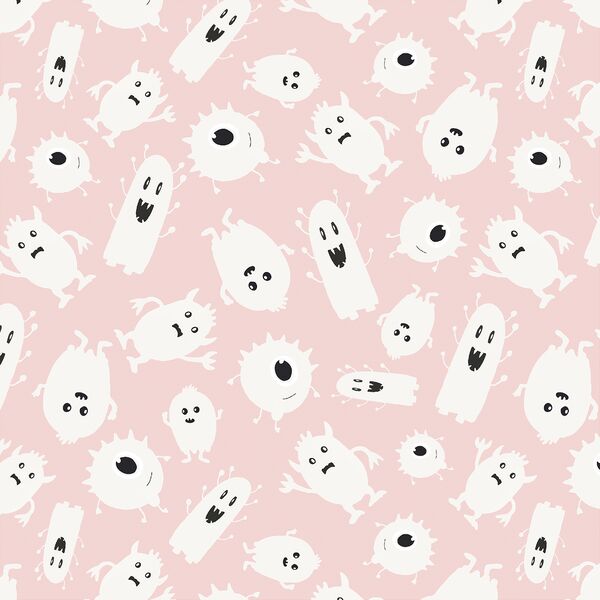 Ghost Monsters in Baby Pink
