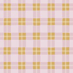 Tartan Plaid in Lilac and Honeybee