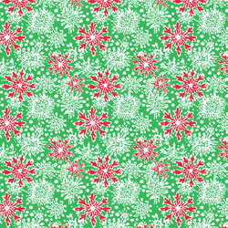 Little Poinciana Snowflakes in Christmas