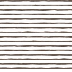 Artisan Stripe in Timber on White