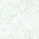 Paperie in Green as Grass on White