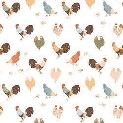 Small Cluck Cluck in White