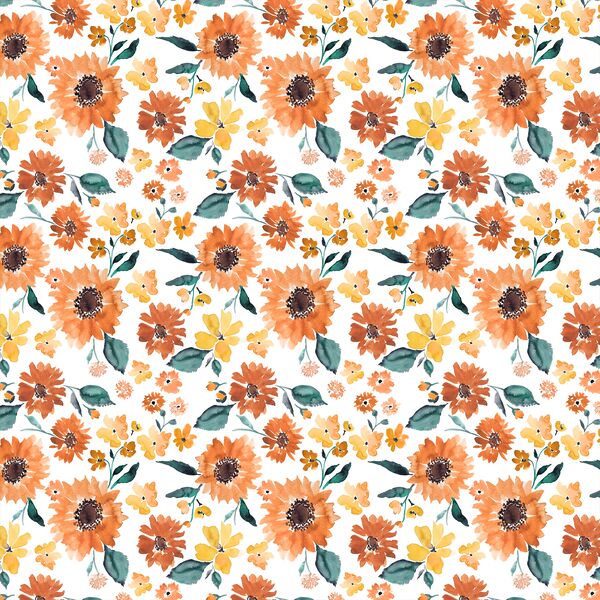 Small Pumpkin Spice Sunflowers in Day