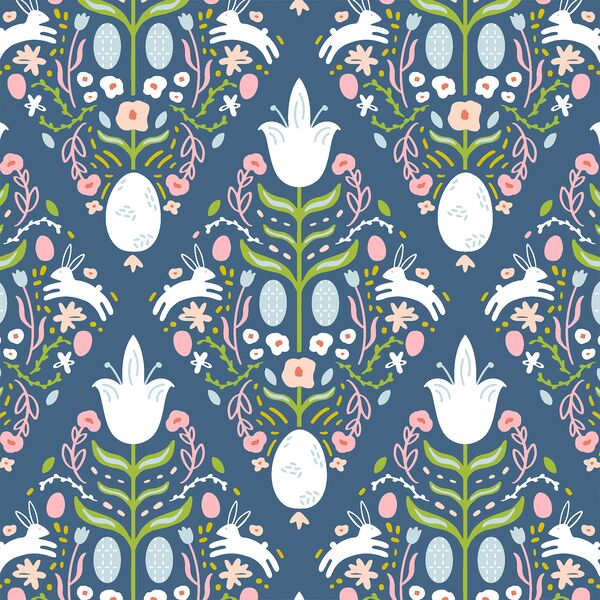 Folksy Easter in Teatime